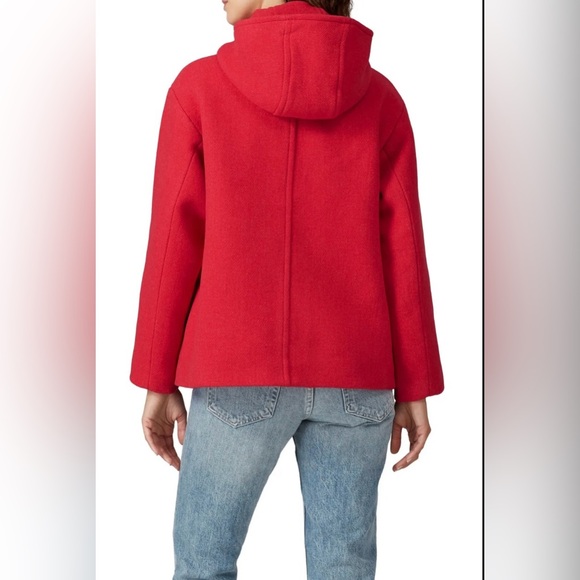 J Crew Sonia Stadium Nello Gori Swing Jacket Berry Heather - Picture 6 of 9